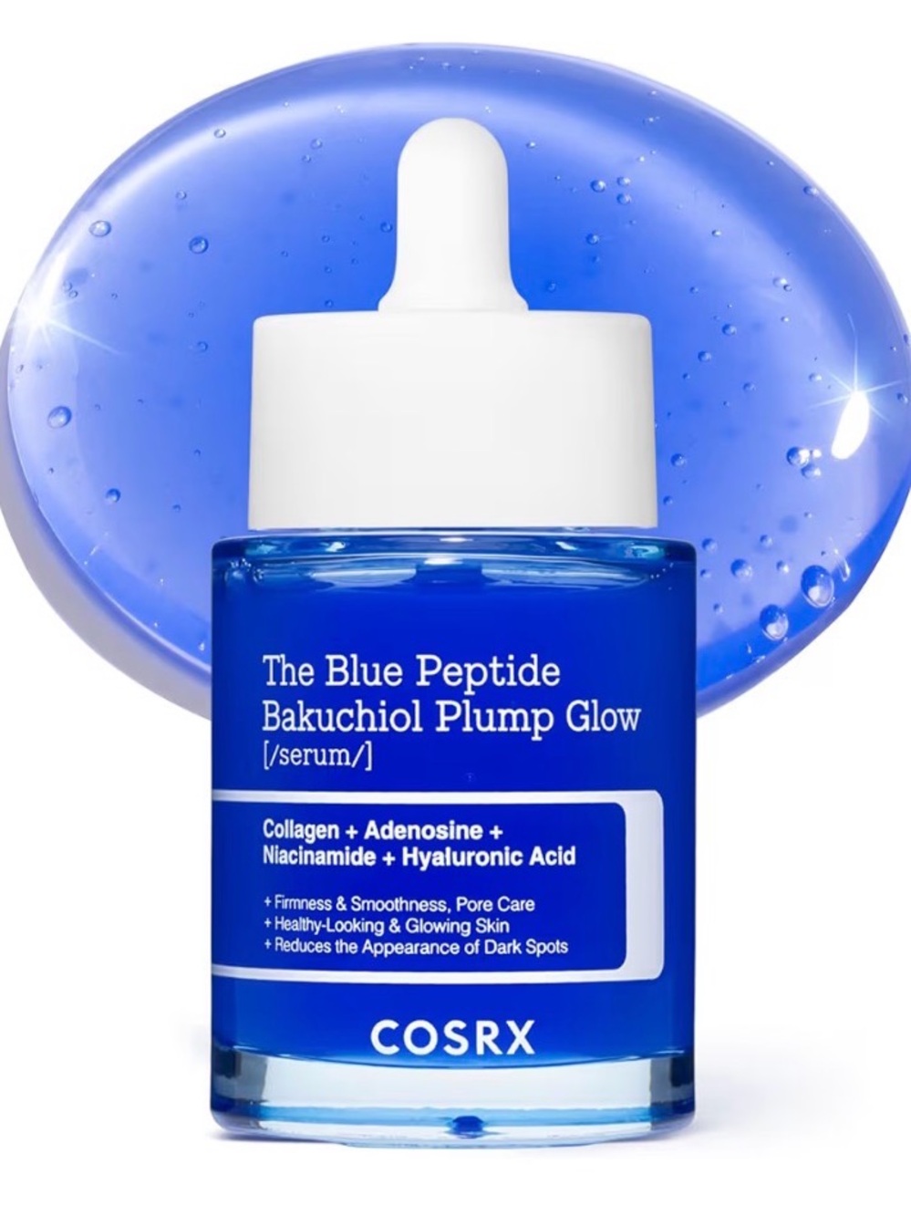 COSRX The Blue Peptide Bakuchiol Plump Glow Serum - Blue
